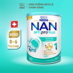 Thumbnail Sữa bột Nestlé NAN OPTIPRO PLUS 1 800g nhập khẩu Thụy Sỹ với 5HMO 1
