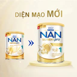 Thumbnail Sữa bột Nestlé NAN SUPREMEPRO 1 400g nhập khẩu Đức với đạm thủy phân 1 phần, 5HMO & lợi khuẩn 2