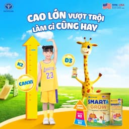 Thumbnail Sữa bột Nutricare Smarta GROW 850g 3