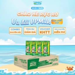 Thumbnail Sữa ca cao mầm lúa mạch đen VPMilk Nutrimalt 180ml (thùng 48 hộp) 1