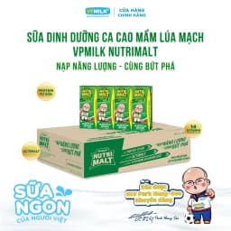 Thumbnail Sữa ca cao mầm lúa mạch đen VPMilk Nutrimalt 180ml (thùng 48 hộp) 2