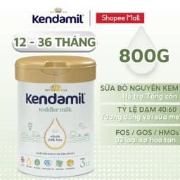 Thumbnail Sữa Công Thức Nguyên Kem Kendamil Số 3 (800G) 1