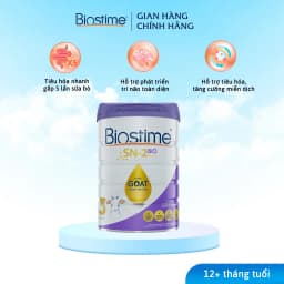 Thumbnail Sữa Dê Biostime Sn2 Bio Plus Ultra Goat số 3, cải thiện tiêu hóa tăng cường hấp thu cho bé 800g 4