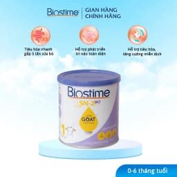 Thumbnail Sữa Dê Biostime Ultra Goat Số 1, cải thiện tiêu hóa tăng cường hấp thu cho bé 150g 1