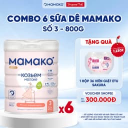 Thumbnail Sữa Dê MAMAKO Số 3 - 800g (COMBO 6 LON) 1