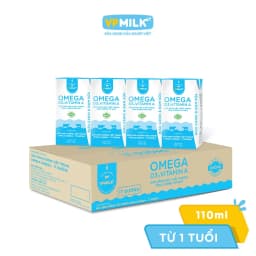 Thumbnail Sữa Dinh Dưỡng Tiệt Trùng VPMilk Omega Ít Đường dạng hộp 110ml (thùng 48 hộp) 1