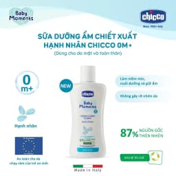 Thumbnail Sữa dưỡng ẩm chiết xuất hạnh nhân Chicco 0M+ - Chai du lịch 50ml 2