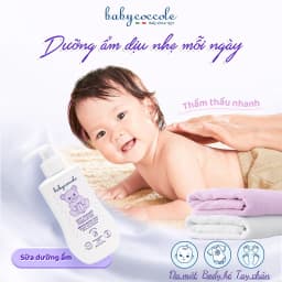 Thumbnail Sữa dưỡng ẩm cho bé Babycoccole 0M+ dưỡng da trẻ em & em bé từ sơ sinh chiết xuất hạnh nhân 250ml 2