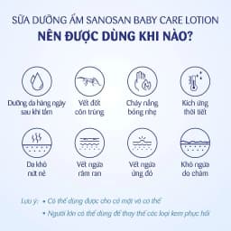 Thumbnail Sữa dưỡng ẩm Sanosan Baby với protein sữa thủy phân 0M+ 50ml 4
