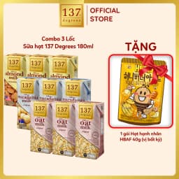 Thumbnail Sữa Hạt 137 DEGREES Nhiều Vị Lựa Chọn 180ML Dinh Dưỡng Healthy Chính Hãng 1