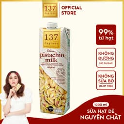 Thumbnail Sữa Hạt Dẻ Cười Nguyên Chất 137 DEGREES Có Mật Hoa Dừa (Không Đường) 2