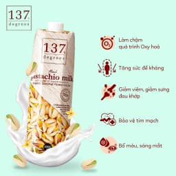 Thumbnail Sữa Hạt Dẻ Cười Nguyên Chất 137 DEGREES Có Mật Hoa Dừa (Không Đường) 3