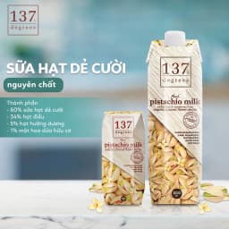 Thumbnail Sữa Hạt Dẻ Cười Nguyên Chất 137 DEGREES Có Mật Hoa Dừa (Không Đường) 4