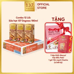 Thumbnail Sữa Hạt Nguyên Chất 137 Degrees 180ML Dinh Dưỡng Nhập Khẩu Thái Lan Healthy 1