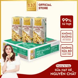 Thumbnail Sữa Hạt Nguyên Chất 137 Degrees 180ML Dinh Dưỡng Nhập Khẩu Thái Lan Healthy 3