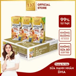 Thumbnail Sữa Hạt Nguyên Chất 137 Degrees 180ML Dinh Dưỡng Nhập Khẩu Thái Lan Healthy 4