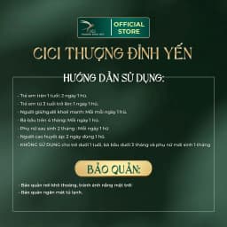 Thumbnail Sữa Hạt Tổ Yến CiCi Thượng Đỉnh Yến Hộp 10 Gói Gồm 21 Loại Hạt Dinh Dưỡng và 4 Thảo Dược Quý Chứa Yến Thật Nguyên Chất 4