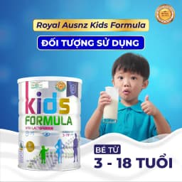 Thumbnail Sữa Hoàng Gia Úc ROYAL AUSNZ Kids Formula Cho Trẻ 3 - 18 Tuổi (Hộp 900g) 1