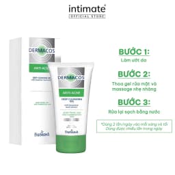 Thumbnail Sữa Rửa Mặt Farmona Giúp Loại Bỏ Mọi Bụi Bẩn Lượng Dầu Dư Thừa Trên Da Dermacos Anti-Acne Deep Cleansing Gel 150ML 1