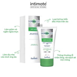 Thumbnail Sữa Rửa Mặt Farmona Giúp Loại Bỏ Mọi Bụi Bẩn Lượng Dầu Dư Thừa Trên Da Dermacos Anti-Acne Deep Cleansing Gel 150ML 3