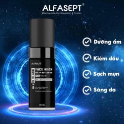 Thumbnail Sữa Rửa Mặt Nam Và Bọt Cạo Râu 2N1 ALFASEPT FACE WASH MAN IN BLACK 3