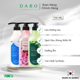 Thumbnail Sữa tắm DABO Tinh chất Sữa/ Hoa Hồng/ Chùm Ngây 750ml 2