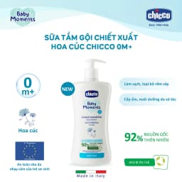 Thumbnail Sữa tắm gội chiết xuất Hoa cúc 0M+ Chicco 500ml 3