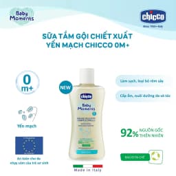 Thumbnail Sữa tắm gội chiết xuất yến mạch Chicco 0M+ - Chai du lịch 50ml 2