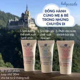 Thumbnail Sữa tắm gội cho bé Babycoccole 0M+ an toàn cho trẻ sơ sinh & em bé chiết xuất hoa sen 30ml 2