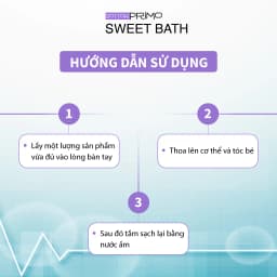 Thumbnail Sữa Tắm Gội Cho Bé DottorPrimo Sweet Bath 150ml - Cung Cấp Độ Ẩm, Hương Thơm Nhẹ Dịu Thoải Mái 3