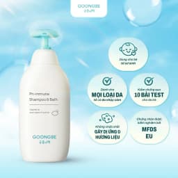 Thumbnail Sữa Tắm Gội Cho Bé Dưỡng Ẩm Sâu Không Khô Da GOONGBE Pri-mmune Shampoo & Bath 350ml 2