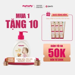 Thumbnail Sữa tắm gội cho bé Mamamy gốc thực vật thiên nhiên, dịu lành tinh dầu bưởi/tía tô 1