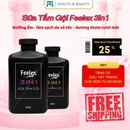 Thumbnail Sữa tắm gội nam giới 3 in 1 Feelex all in one - quyến rũ - mạnh mẽ nam tính 1
