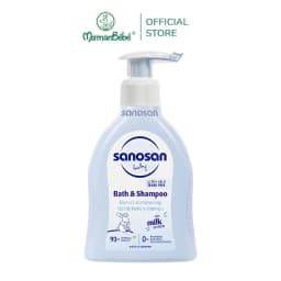 Thumbnail Sữa tắm gội Sanosan Baby với protein sữa thủy phân 0M+ 200ml 2