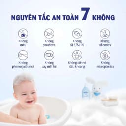 Thumbnail Sữa tắm gội Sanosan Baby với protein sữa thủy phân 0M+ 200ml 4