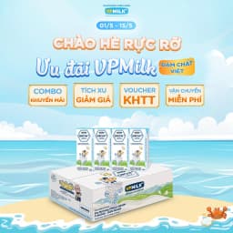 Thumbnail Sữa tiệt trùng VPMilk Grow+ hộp 180ml (thùng 48 hộp) 1