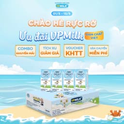 Thumbnail Sữa tiệt trùng VPMilk Grow+ hộp 110ml (thùng 48 hộp) 1