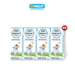 Thumbnail Sữa Tiệt Trùng VPMilk Grow+ ít đường thể tích 180ml (lốc 4 hộp x 6) 2