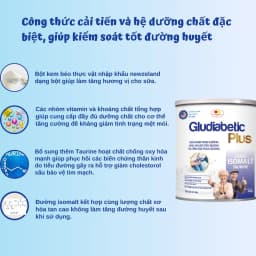 Thumbnail Sữa Tiểu Đường Gludiabetic Plus Giúp Ổn Định Đường Huyết Cho Người Tiểu Đường 4