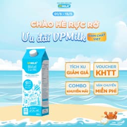 Thumbnail Sữa Tươi Thanh Trùng VPMilk Đà Lạt True Milk - không đường 950ml 2