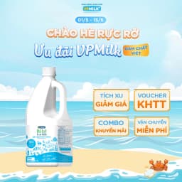 Thumbnail Sữa Tươi Thanh Trùng VPMilk Đà Lạt True Milk - Không Đường 2 Lít 1
