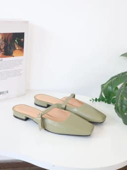 Thumbnail Sục Nữ Mũi Vuông Cillie Đế Cao 2cm Da Mềm Mại Kiểu Dáng Thanh Lịch 1142 2