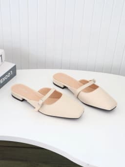 Thumbnail Sục Nữ Mũi Vuông Cillie Đế Cao 2cm Da Mềm Mại Kiểu Dáng Thanh Lịch 1142 3