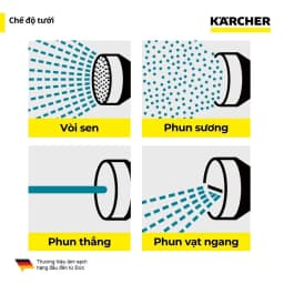 Thumbnail Súng tưới cây với 4 mức tưới khác nhau Karcher (2.645-269.0) 1