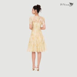 Thumbnail Sunpetal Dress – Đầm Tencel hoa vàng pastel, Đầm công sở nữ IVY moda MS 48T0270 3