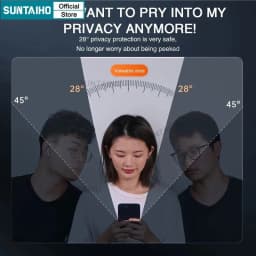 Thumbnail Suntaiho Cao Cấp Kính Cường Lực Chống Nhìn Trộm Bảo Vệ Màn Hình Tự Dán Cho IPhone 11 12 13 14 15 Pro Max IP 14 Plus X XS XR Xs Max 2