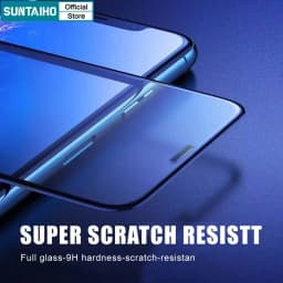 Thumbnail Suntaiho Chất lượng cao iphone 9D Full Cover Kính cường lực Bảo Vệ Toàn Màn Hình Tự Dán Cho Iphone 11 12 13 14 15 Pro Max IP 7 8 14 Plus Iphon X Xs Xr XsMax Bảo vệ màn hình chống cháy nổ 1