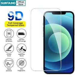 Thumbnail Suntaiho Chất lượng cao iphone 9D Full Cover Kính cường lực Bảo Vệ Toàn Màn Hình Tự Dán Cho Iphone 11 12 13 14 15 Pro Max IP 7 8 14 Plus Iphon X Xs Xr XsMax Bảo vệ màn hình chống cháy nổ 3