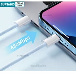 Thumbnail Suntaiho Dây Sạc IP Nhanh PD 20W Type-C Cáp Sạc Hỗ Trợ Truyền Dữ Liệu Cho iPhone iPad AirPods 4