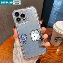 Thumbnail Suntaiho ốp lưng iphone Ốp Điện Thoại Trong Suốt Chống Sốc In Hình Chó Mèo Cho iphone 11 12 13 14 15 pro max ip 7 8 plus iphon x xs xr xsmax 4